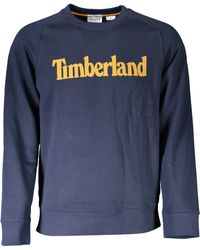 Timberland - Blue Cotton Sweater - Lyst
