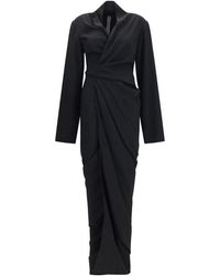 Rick Owens - Black Viscose Casual Dress - Lyst
