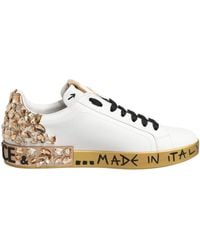 Dolce & Gabbana - Custom 2Zero Crystal Sneakers - Lyst