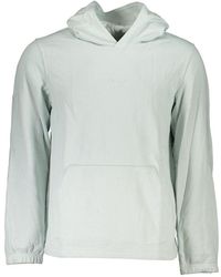Calvin Klein - Chic Hooded Cotton Blend Sweatshirt - Lyst