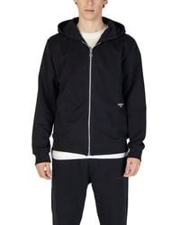 Underclub - Black Cotton Hoodie - Lyst