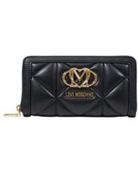 Love Moschino - Black Polyethylene Wallet - Lyst