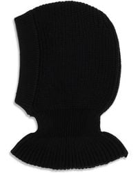 Lemaire - Black Wool Oves Aries Hat - Lyst