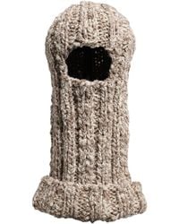 Dolce & Gabbana - Wool Knitted Ski Mask Balaclava Hat - Lyst