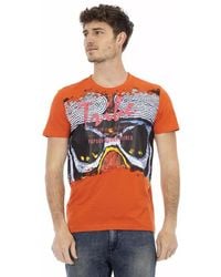 TRUSSARDI ACTION - Orange Cotton Men T - Lyst