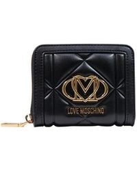 Love Moschino - Black Polyethylene Wallet - Lyst