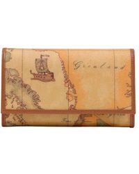 Alviero Martini 1A Classe - Beige Polyethylene Wallet - Lyst