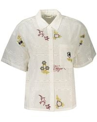 Desigual - White Polyester 's Shirt - Lyst