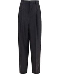 Ami Paris - Black Wool Oves Aries Dress Pants - Lyst