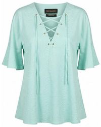 Trussardi - Light Blue Cotton Shirt - Lyst