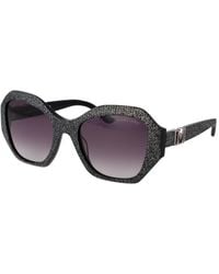 MARCIANO BY GUESS - Black Plastic Sunglasses - Lyst