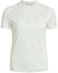VILA CLOTHES - Cream Polyamide T - Lyst
