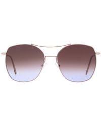Andy Wolf - Brown Metal Sunglasses - Lyst