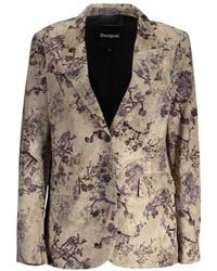 Desigual - Green Polyester 's Jacket - Lyst