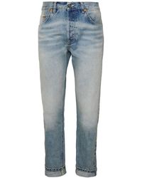 Dondup - Vintage Wash Italian Denim Jeans - Lyst