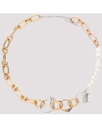 Marni - Deep Gold Brass Necklace - Lyst