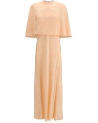 forte_forte - Orange Viscose Casual Dress - Lyst