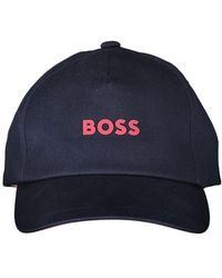 BOSS - Cotton Hats & Cap - Lyst