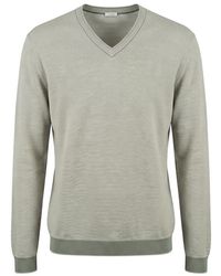 Malo - Green Cotton Men Sweater - Lyst