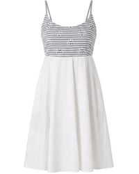 Trussardi - White Cotton Dress - Lyst