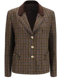 Blazé Milano - Multicolor Wool Oves Aries Blazer - Lyst
