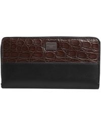 Dolce & Gabbana - Elegant Textured Leather Continental Wallet - Lyst