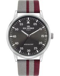 Ben Sherman - Gray Fabric Watch - Lyst
