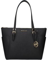 Michael Kors - Charlotte Leather Shoulder Bag - Lyst