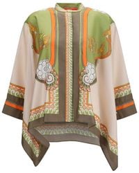 La DoubleJ - Multicolor Silk Shirt - Lyst