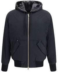 Moose Knuckles - Black Nylon Bomber - Lyst
