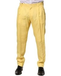 Dolce & Gabbana - Flax Tapered Dress Pants - Lyst