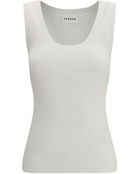 P.A.R.O.S.H. - P. A.R. O.S. H. Cotton Tank Tops - Lyst