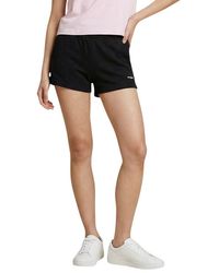 Tommy Hilfiger - Black Recycled Cotton Short And Mini Shorts - Lyst