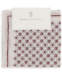 Brunello Cucinelli - Multicolor Silk Scarf - Lyst