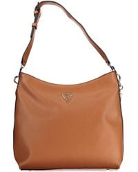 Guess - Brown Polyurethane Handbag - Lyst