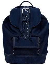 Desigual - Blue Polyethylene Backpack - Lyst