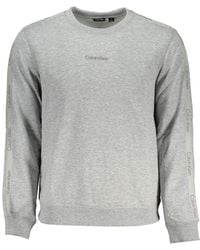 Calvin Klein - Sleek Long Sleeve Sweatshirt - Lyst