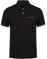 Iceberg - Cotton Polo Shirt - Lyst
