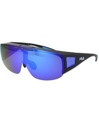 Fila - Black Plastic Sunglasses - Lyst