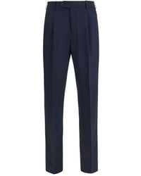 PT Torino - Blue Wool Oves Aries Casual Pants - Lyst