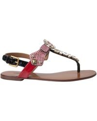 Dolce & Gabbana - Flat Sandals - Lyst