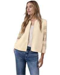 Street One - Beige Modal Sweatshirt - Lyst
