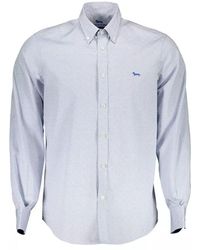 Harmont & Blaine - Light Blue Cotton Shirt - Lyst