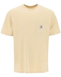 Carhartt - T Shirt With Chest Pocket - Lyst