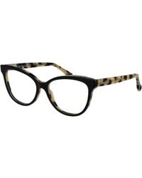 Max Mara - Black Acetate Glasses (frames) - Lyst