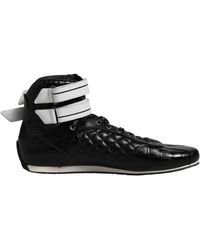 Dolce & Gabbana - Hightop Leather Sneakers - Lyst