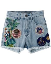 MR & MRS - Blue Cotton 's Short - Lyst