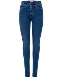 ONLY - Blue Cotton Jeans & Pant - Lyst