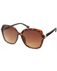 Guess - Brown Resin Sunglasses - Lyst