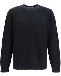 Laneus - Black Cashmere Sweatshirt - Lyst